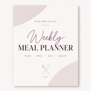 Weekly Meal Planner | Printable PDF